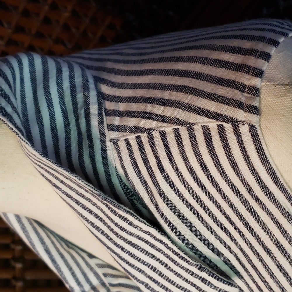 SPLENDID Sleeveless Button Front Striped Top Tunic XXL NWOT - Picture 5 of 12